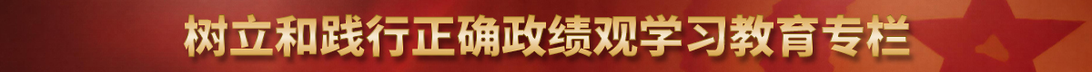 树立和践行正确政绩观学习教育专栏